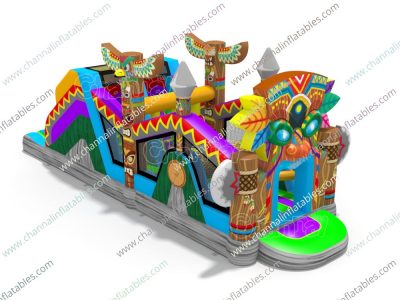 totem inflatable obstacle course