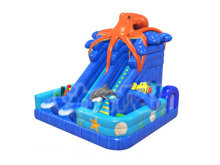 underwater world octopus obstacle course