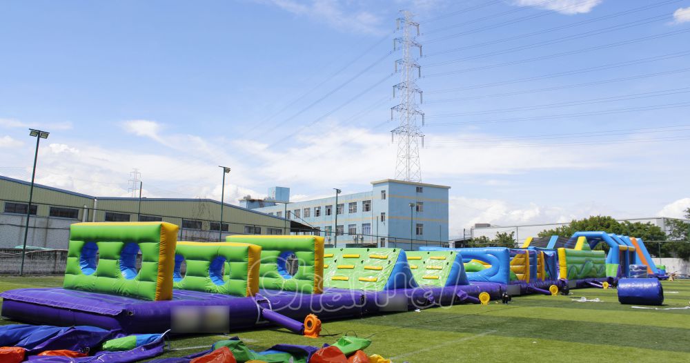 Largest Inflatable Obstacle Course Channal Inflatables Largest Inflatable Obstacle Course Channal Inflatables