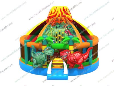 dinosaur inflatable playground