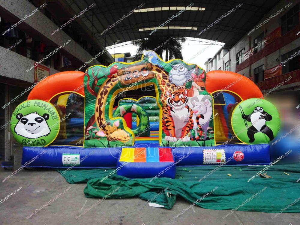 Wild Zoo Inflatable Playground Channal Inflatables