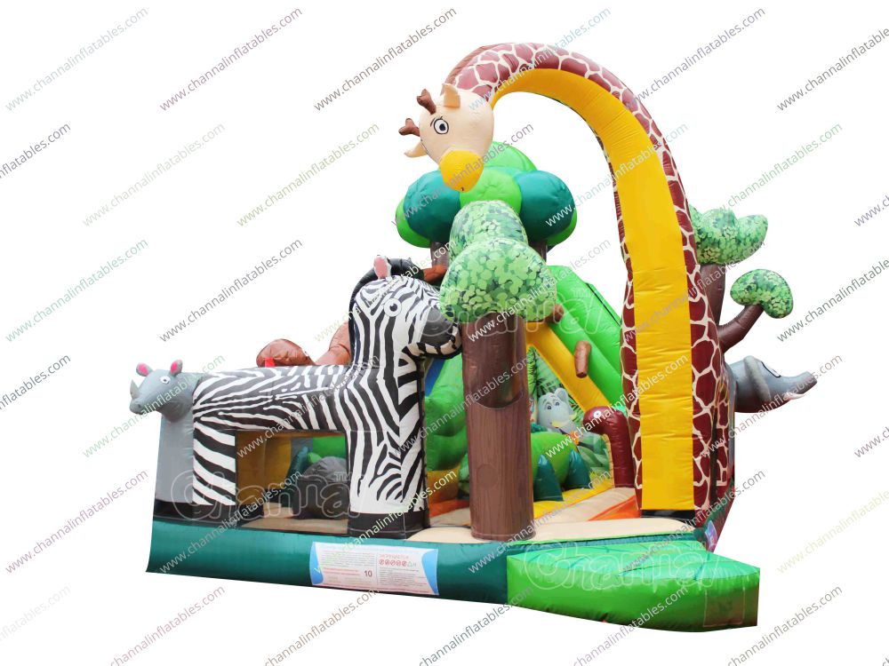 African Safari Inflatable Playground Channal Inflatables