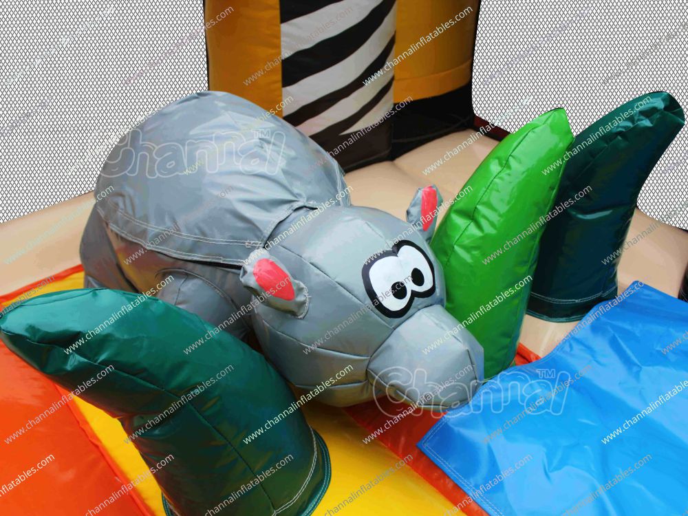 African Safari Inflatable Playground Channal Inflatables