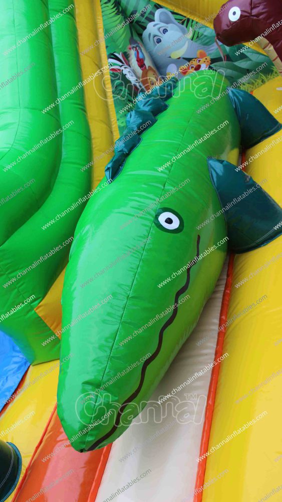 African Safari Inflatable Playground Channal Inflatables