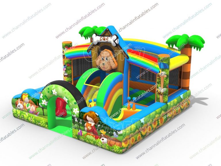 Dog Bounce House Channal Inflatables