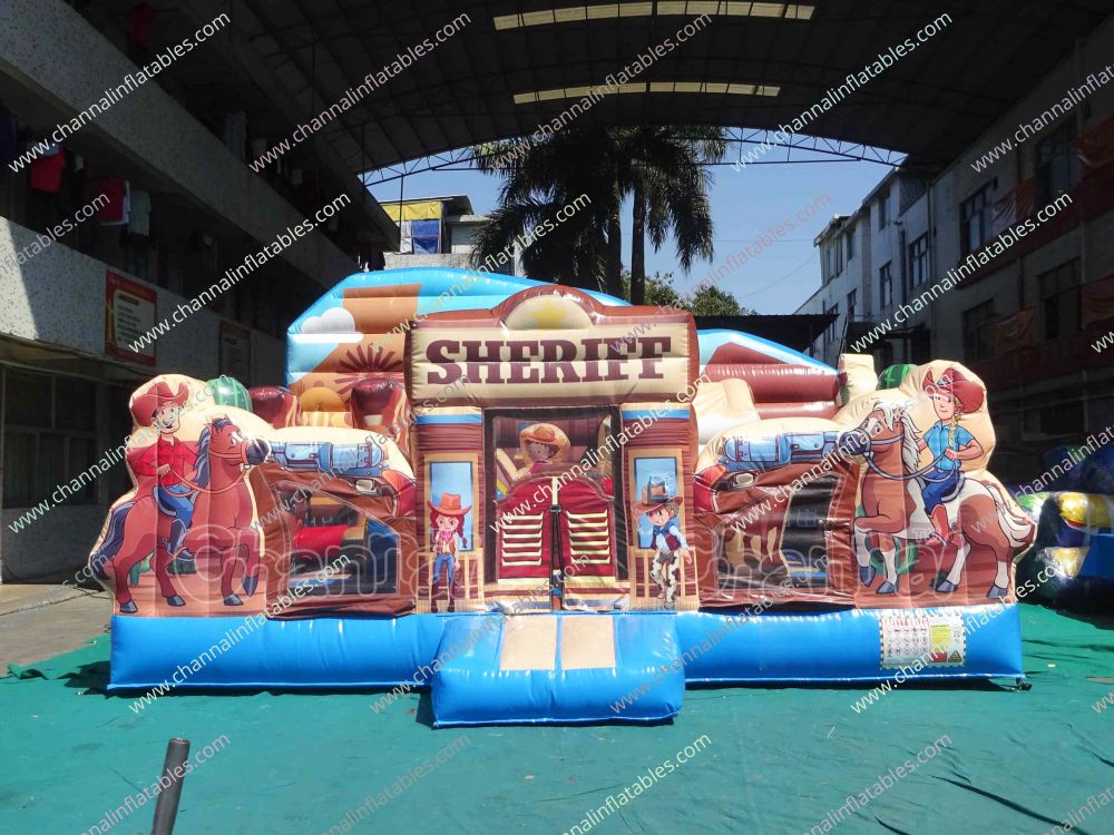 West Sheriff Inflatable Playground - Channal Inflatables