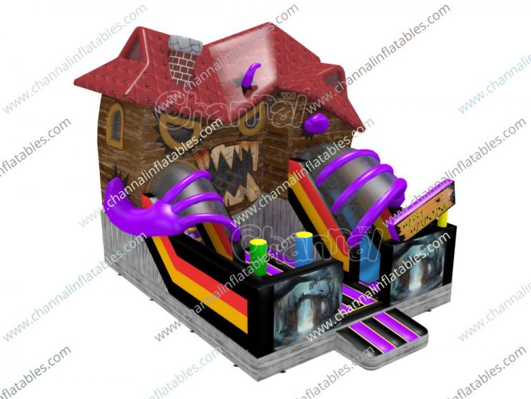 monster house inflatable playground