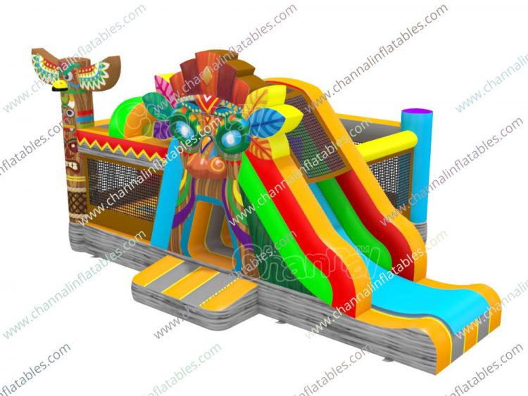 Tiki inflatable playground