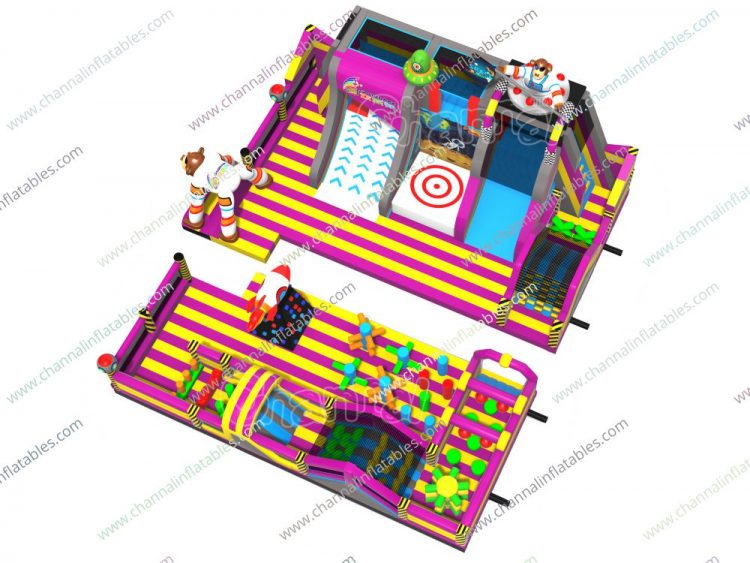 giant inflatable bounce house playground for kids