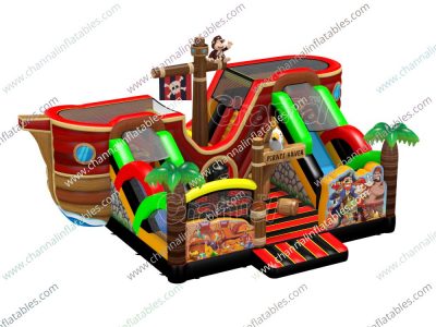 pirate haven inflatable playground
