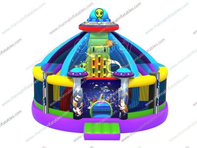 alien abduction inflatable playground