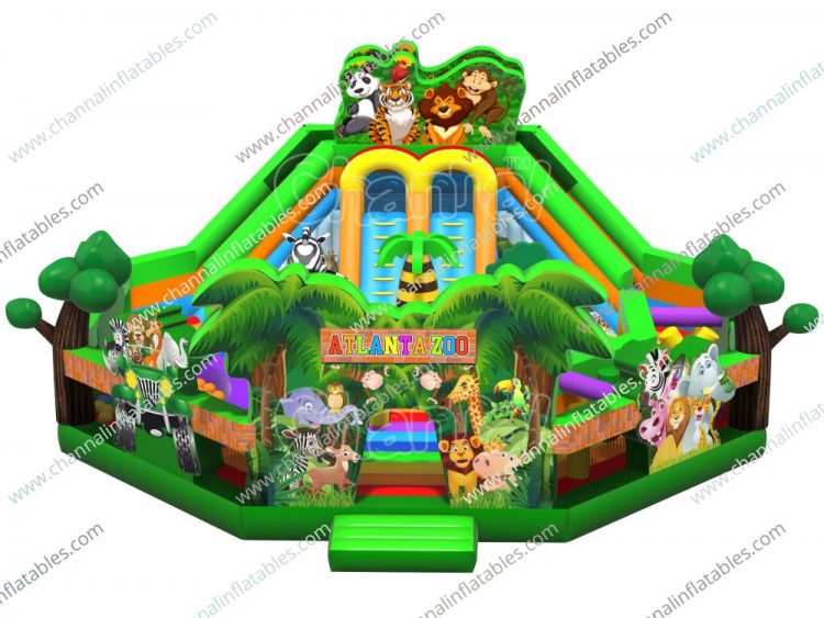 Atlanta zoo inflatable playground