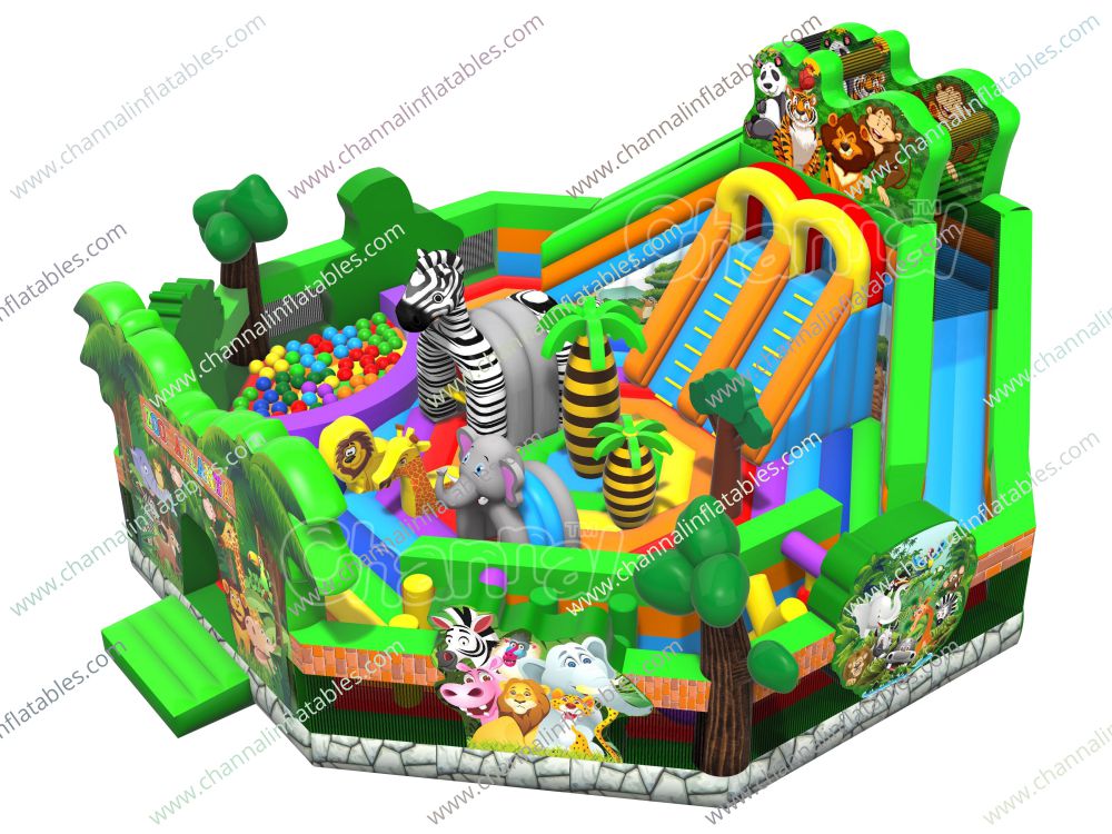 Atlanta Zoo Inflatable Playground Channal Inflatables