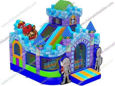 princess rescue inflatable playground