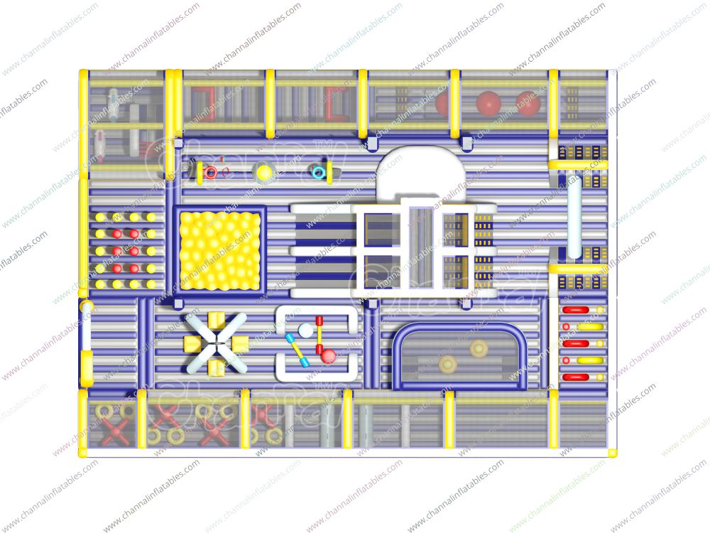 Large Indoor Playground Channal Inflatables