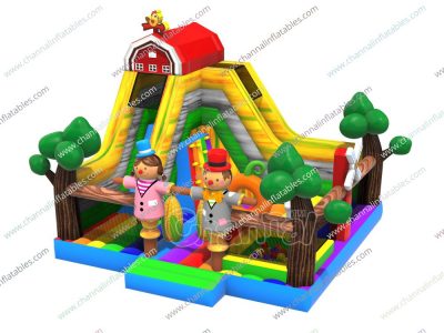 farm inflatable playground