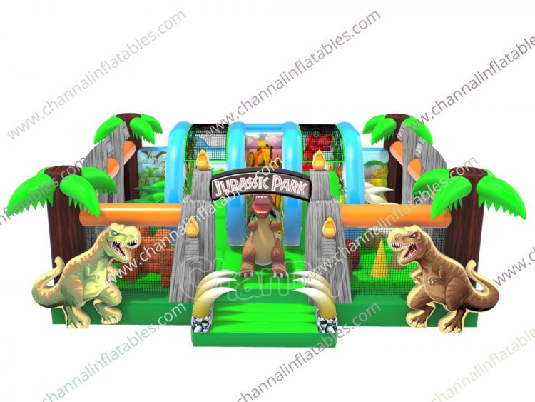Jurassic park inflatable playground