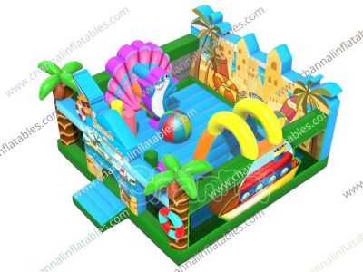 beach party inflatable playground