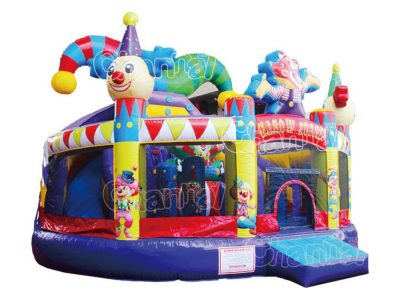 circus inflatable bouncy playground for birthday party