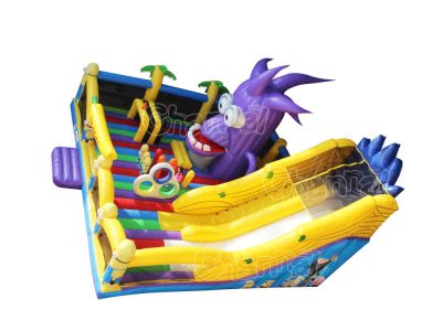 evil minion inflatable playground