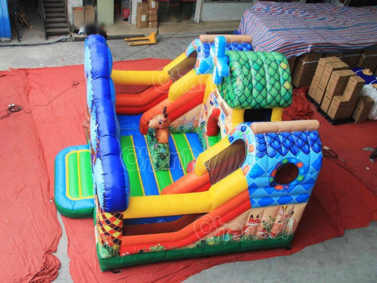 magic forest inflatable bouncy playground