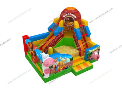 farm inflatable playground