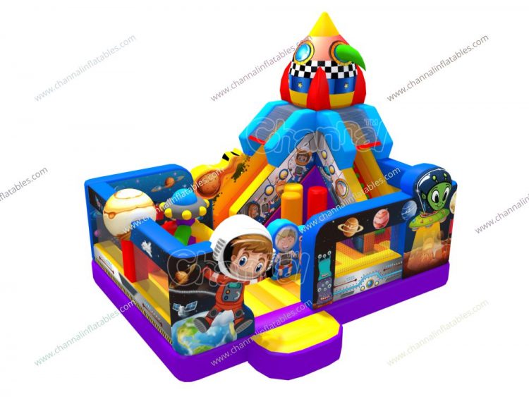 outer space inflatable playground for sale