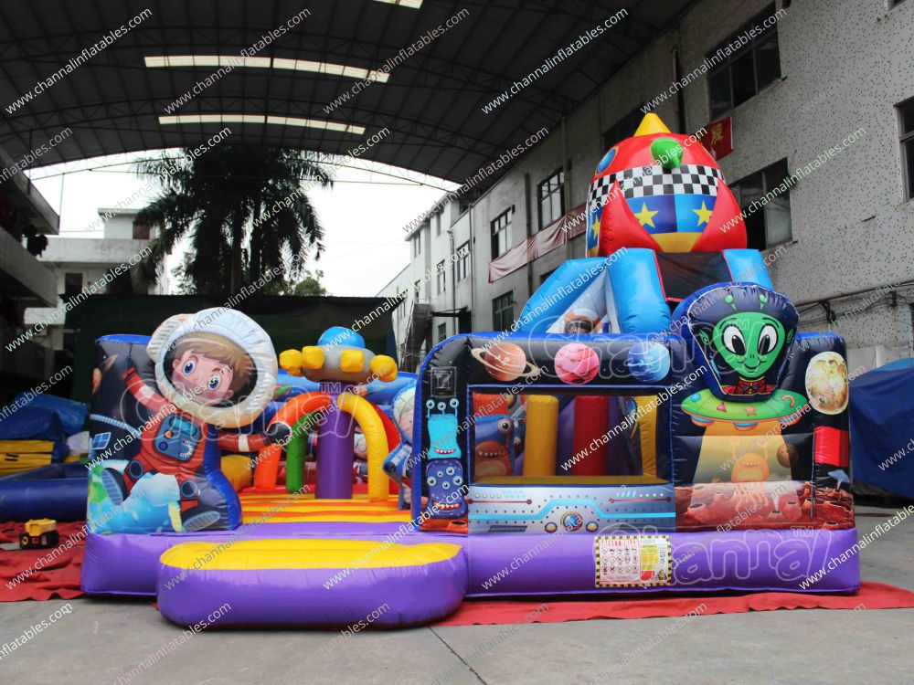 Space Inflatables Outer Space Inflatable Playground - Channal Inflatables