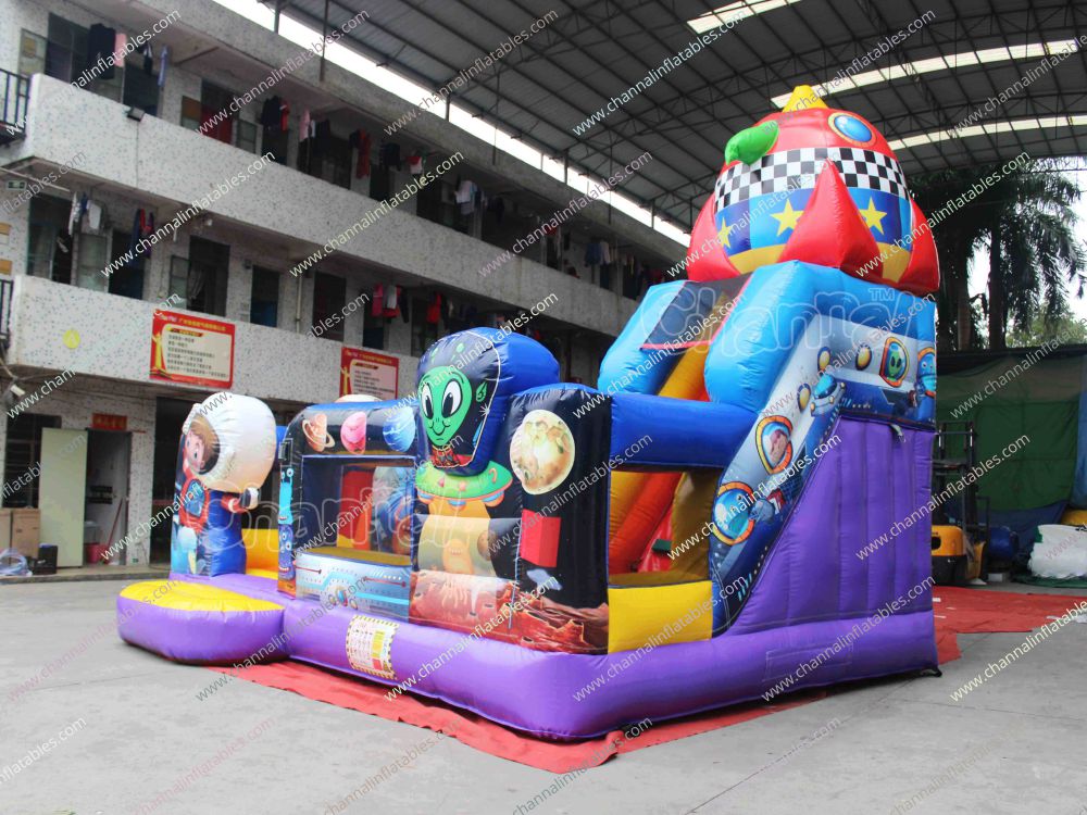 Outer Space Inflatable Playground Channal Inflatables