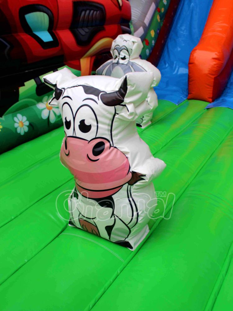 Farm Animals Inflatable Slide Channal Inflatables