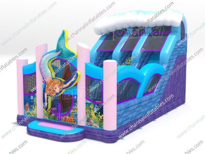 mermaid inflatable slide for sale