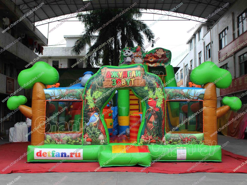 Animal Inflatable Playground Channal Inflatables