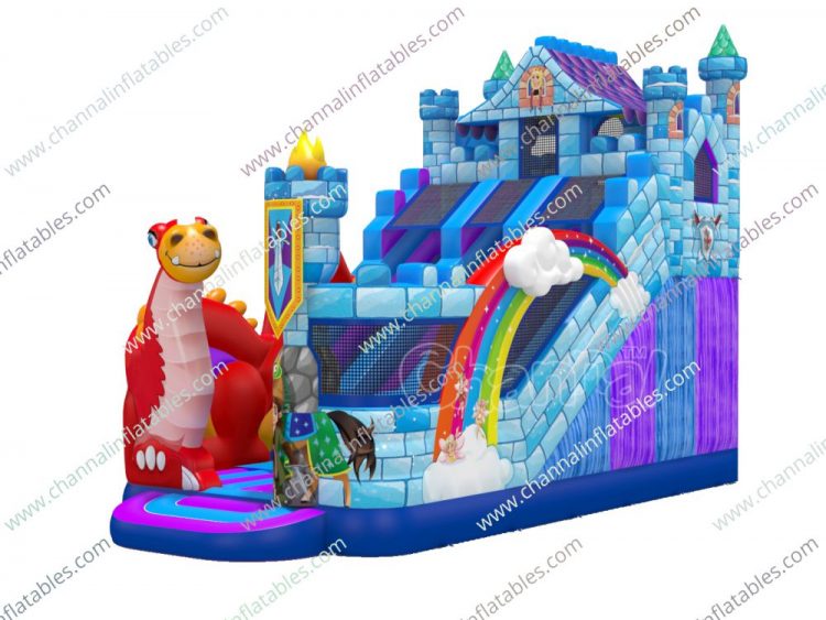 princess rescue inflatable slide