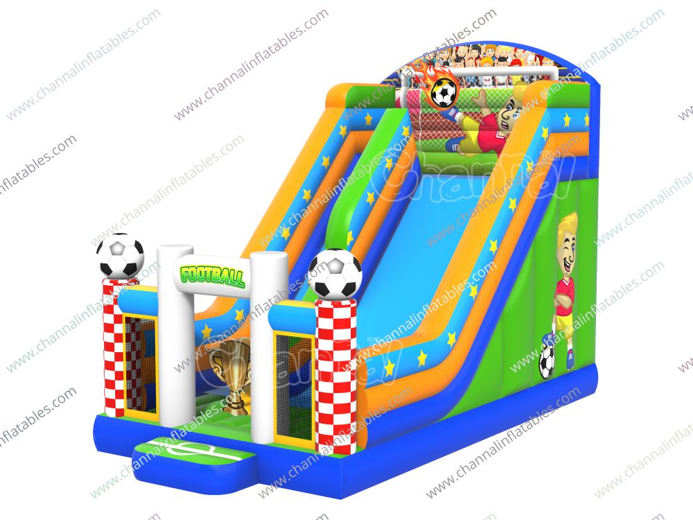 Football Championship Inflatable Slide Channal Inflatables