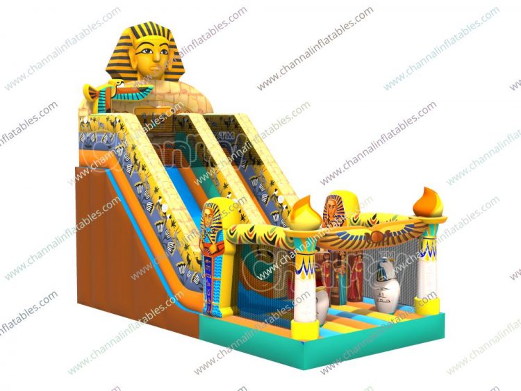 ancient egypt inflatable slide