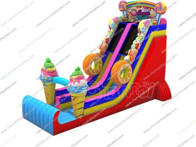 sugar rush inflatable slide