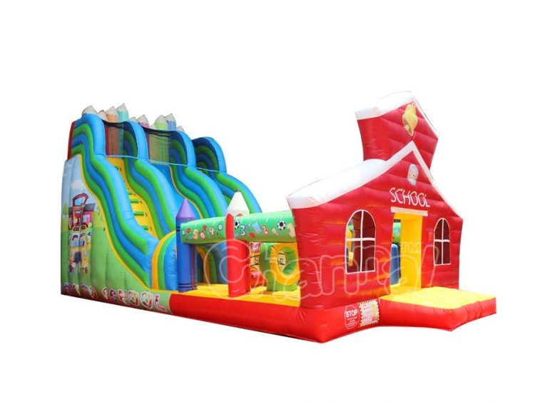 buy back to school inflatable slide