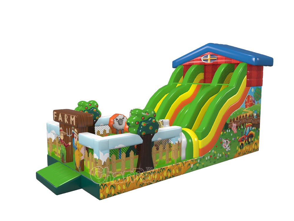 Farm Themed Inflatable Slide Channal Inflatables