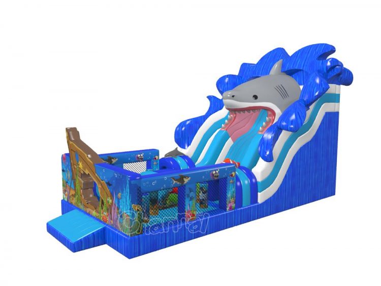 original design sunken ship inflatable slide