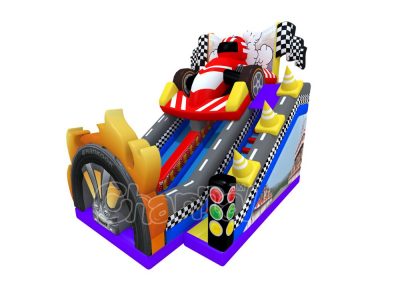 open-wheel single seater racing inflatable slide