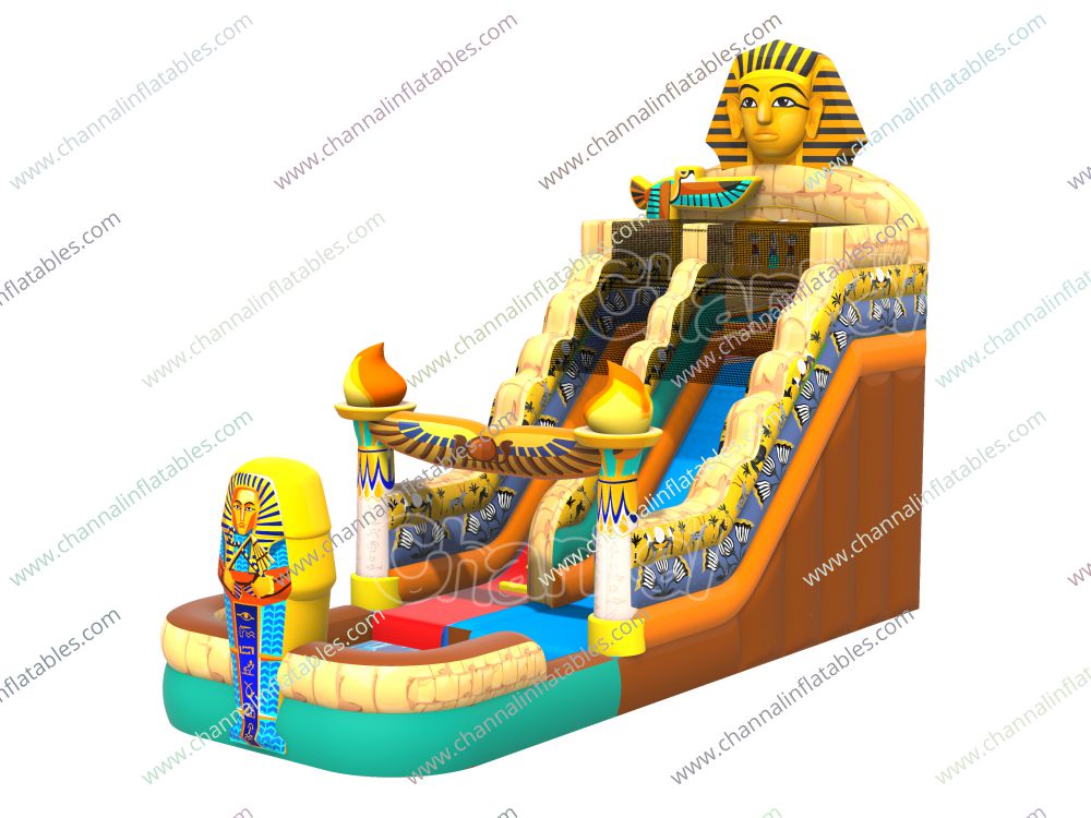 Ancient Egypt Inflatable Water Slide Channal Inflatables