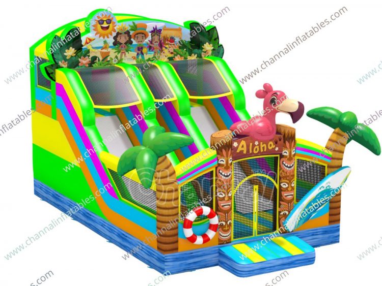 aloha inflatable slide