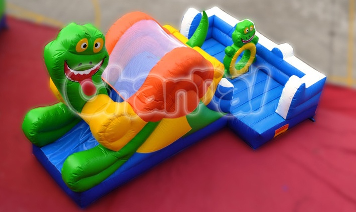 tortoise inflatable slide