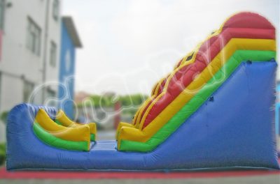 4 colors high inflatable slide