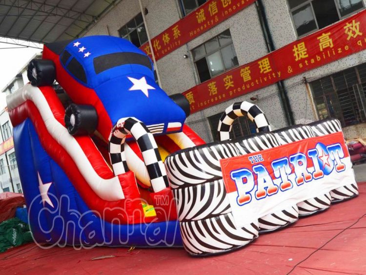the patriot inflatable slide