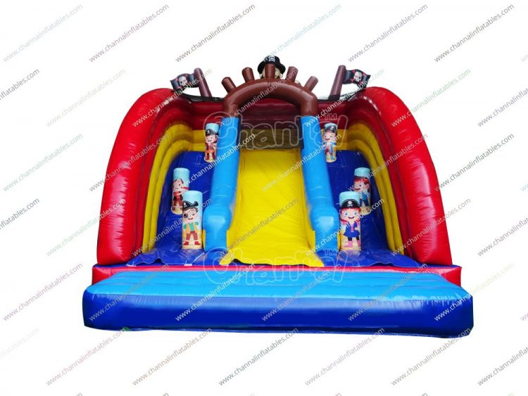 little pirates inflatable slide