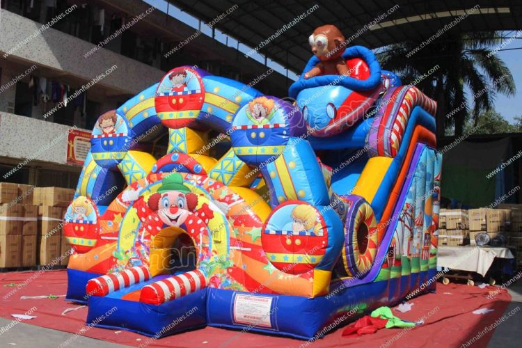 funfair inflatable slide
