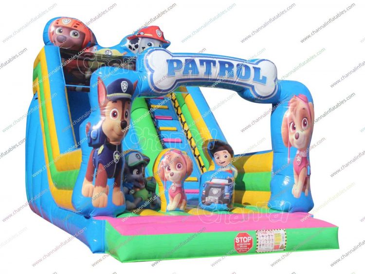 paw patrol inflatable slide