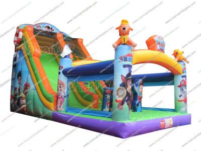 paw patrol inflatable slide