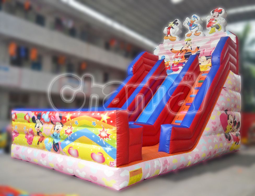Mickey Mouse Theme Inflatable Slide Channal Inflatables